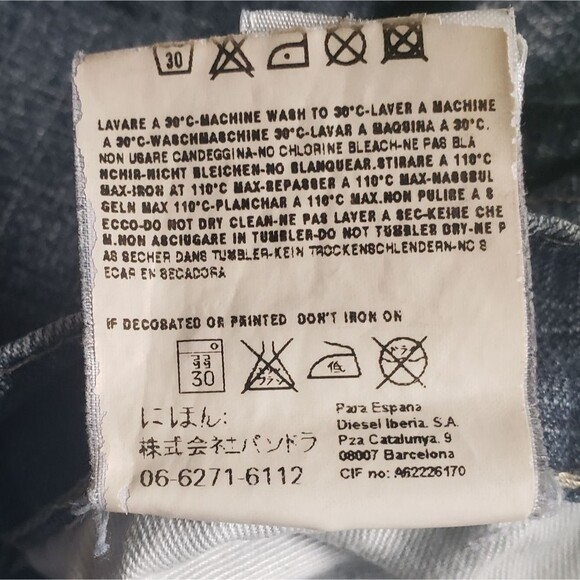 VINTAGE DIESEL JEANS - 28 - MADE IN ITALY - Picture 13 of 16